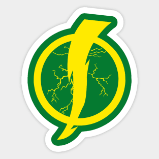 Static Shock Logo Sticker